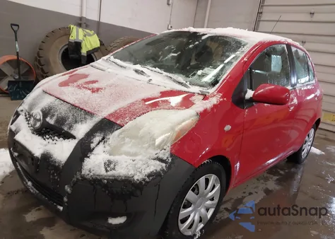 2011 Toyota Yaris из США, поврежденный, VIN JTDKT4K34B5336612